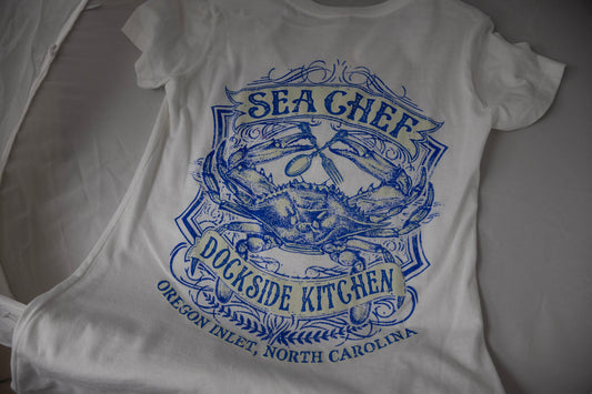 Ladies V-Neck Crab Cameo